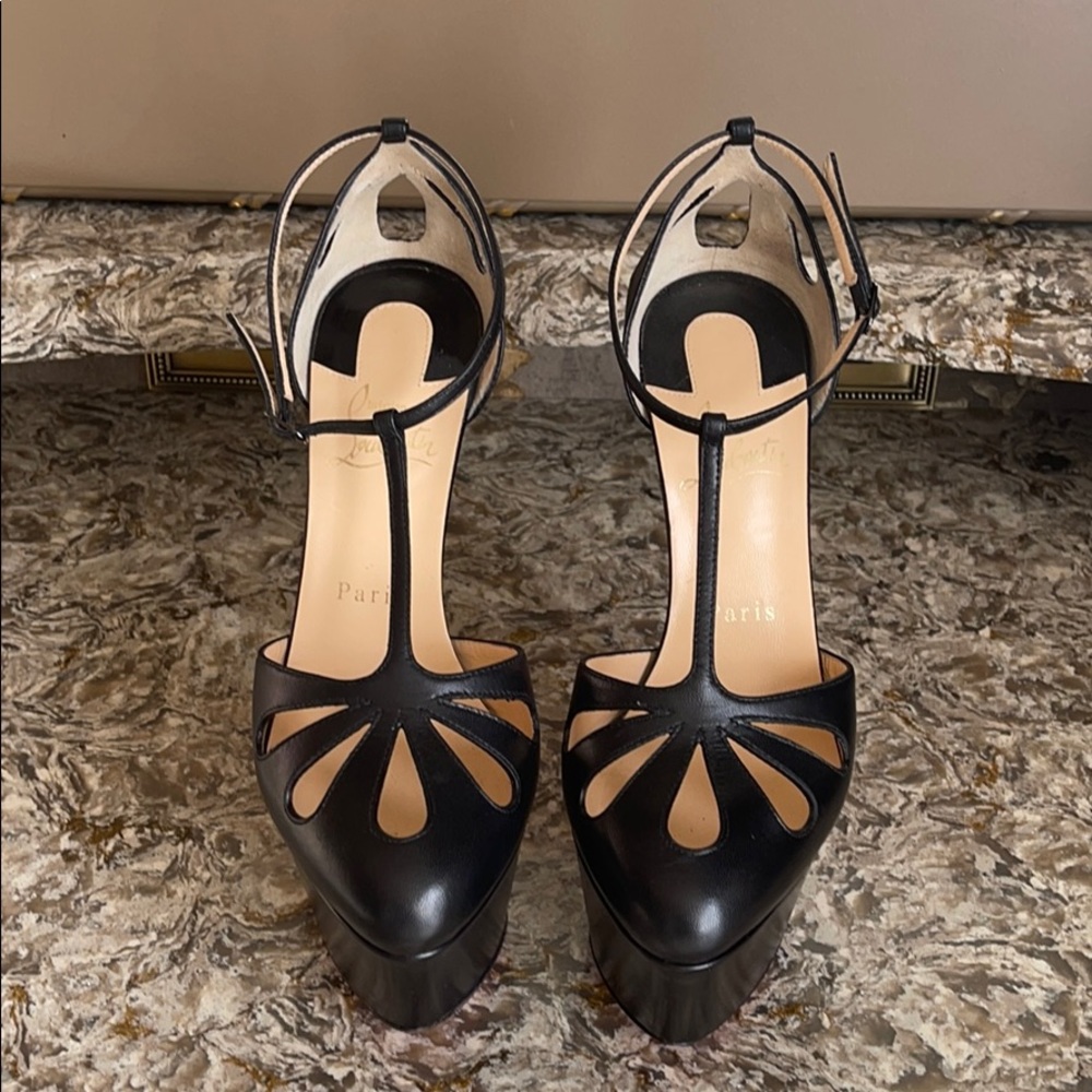 Christian Louboutin Amyada Colombe Leather Heels
